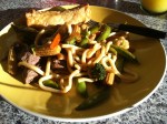 Stir fry & spring rolls
